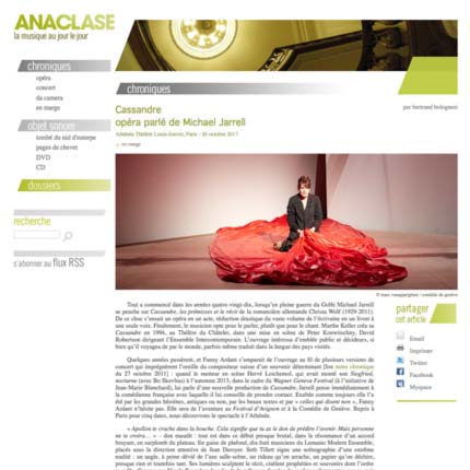 http://www.anaclase.com - Fanny Ardant © marc vanappelghem | Comédie de genève